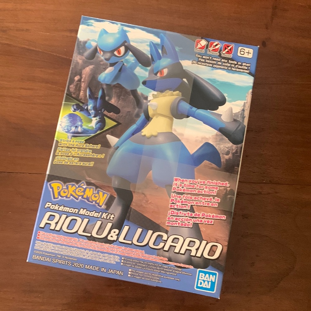 *NEW* Pokemon Riolu & Lucario Model Kit